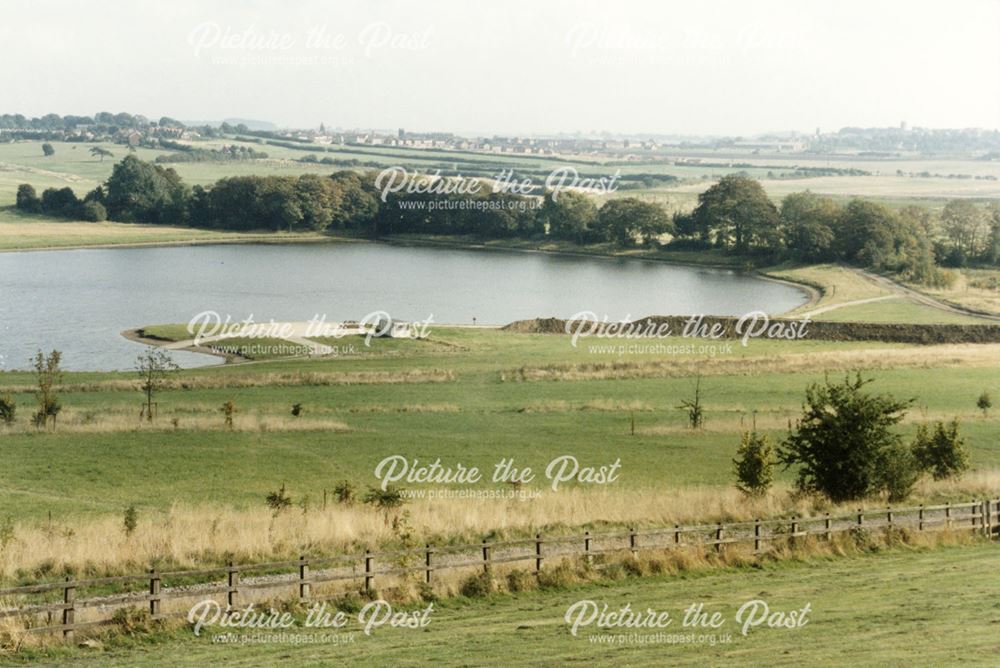 Shipley Lake and the remains of Shipley (Woodside) Colliery