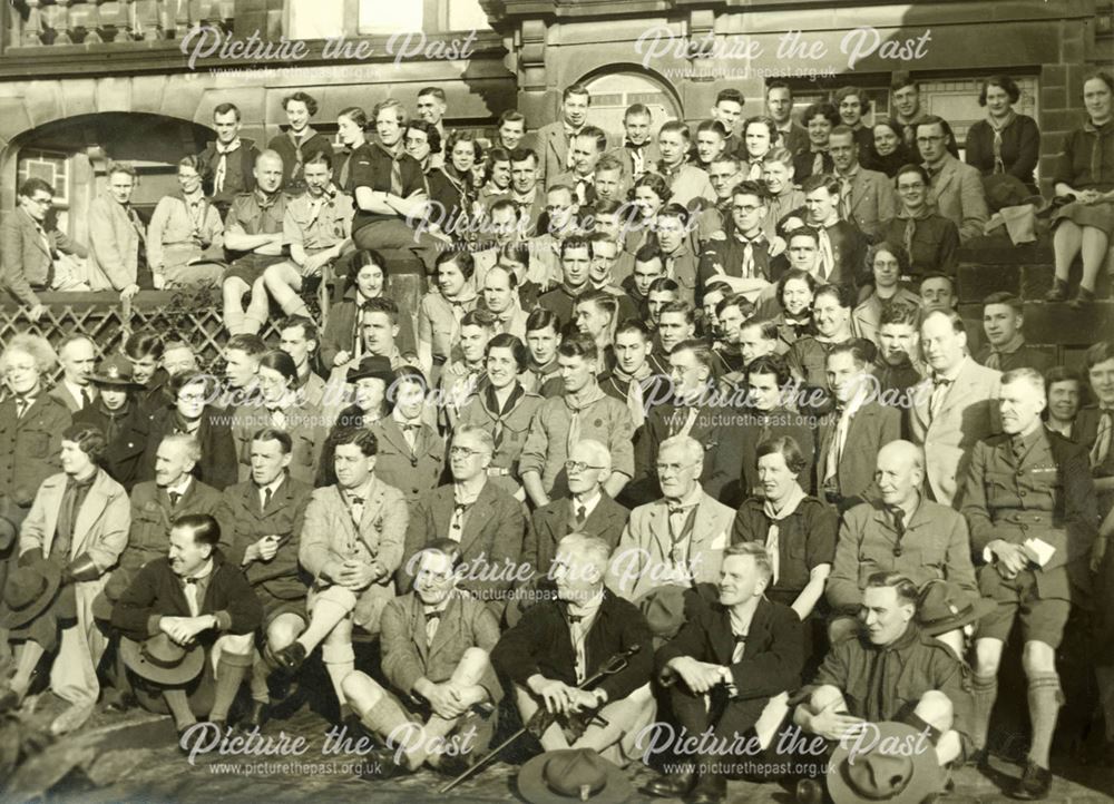 Long Eaton Scout Troop at a Scout conference held at Matlock in 1935