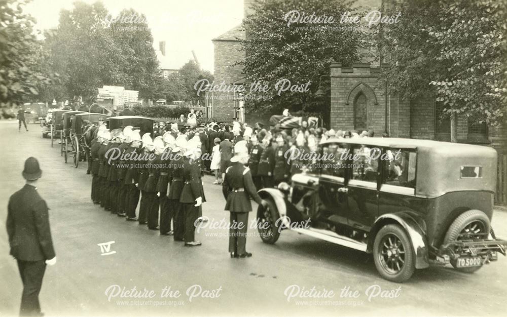 Fire Brigade funeral of Robert Longden (born 1869)