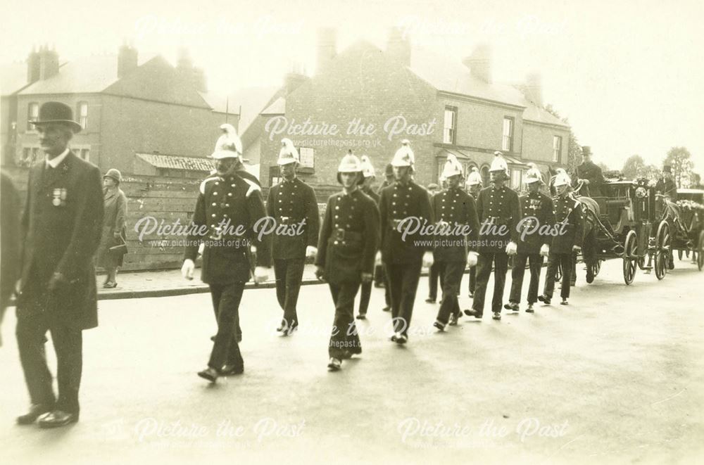 Fire Brigade funeral of Robert Longden (born 1869)