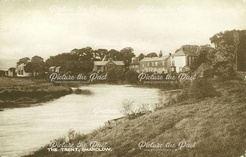 The River Trent, Shardlow, c 1920