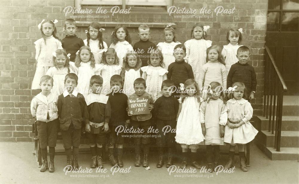 New Sawley Infant School class, 1911