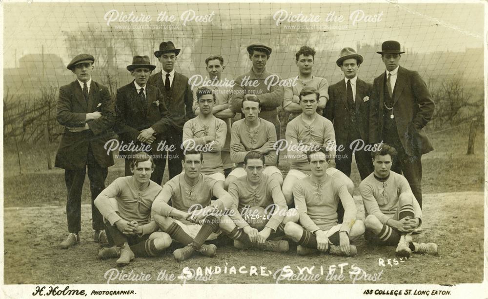 The Sandiacre Swifts football team reserves 1920-1921