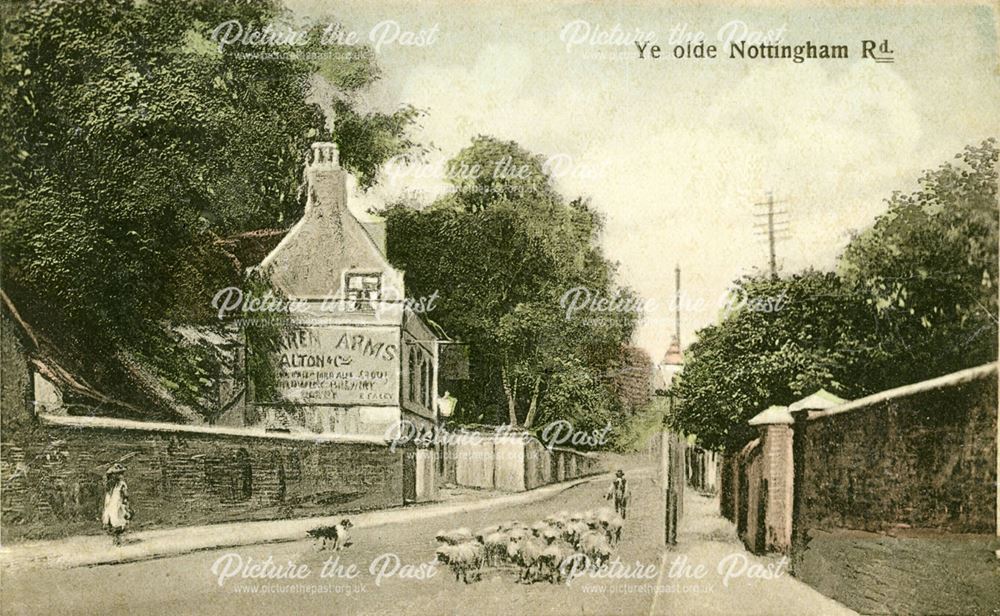 'Ye olde Nottingham Road' and the Warren Arms