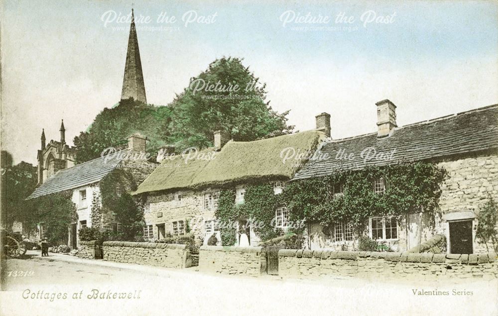 Derbyshire Village Scene 1908