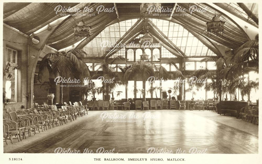 The Ballroom or Winter Garden, Smedley's Hydro, Smedley Street, Matlock, c 1900