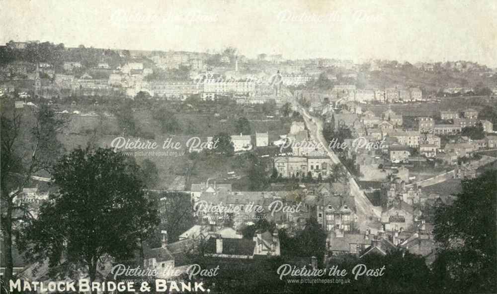 View over Matlock Bridge and Bank