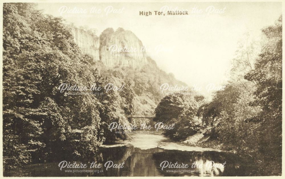 The River Derwent and High Tor, Matlock Bath