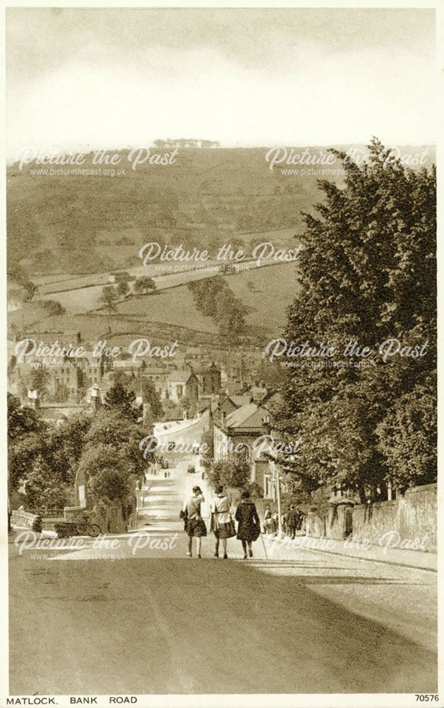 Bank Road, looking down to Crown Square