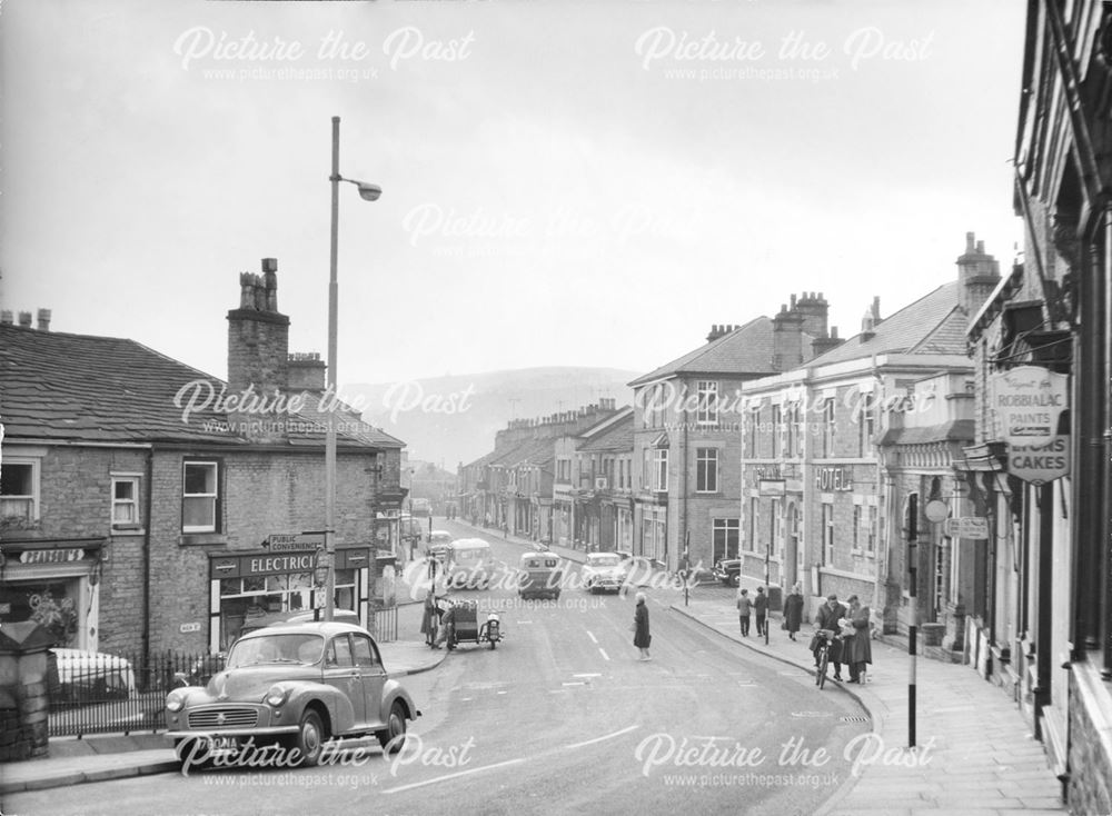 Looking down Market Street