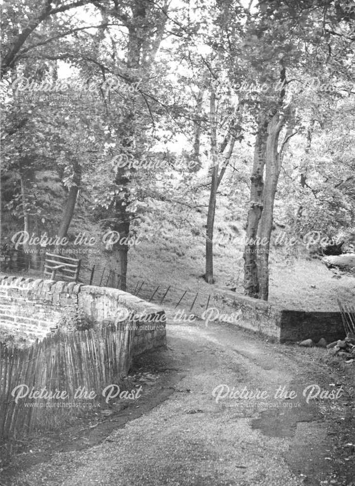 The road over Crowden Brook, Upper Booth