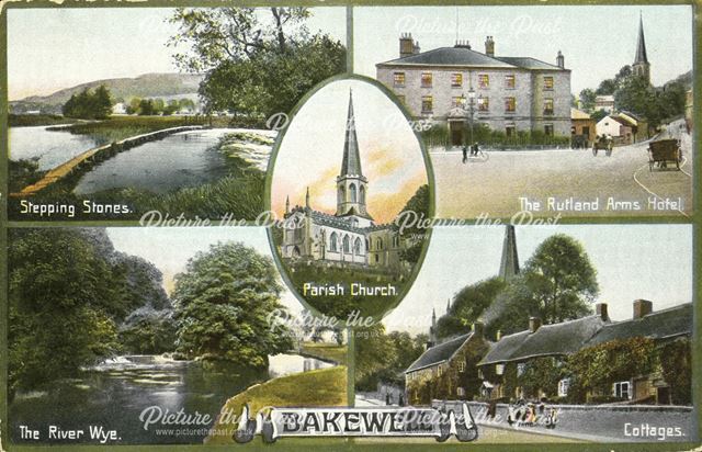 Composite Stepping Stones The Rutland Arms Hotel The River Wye