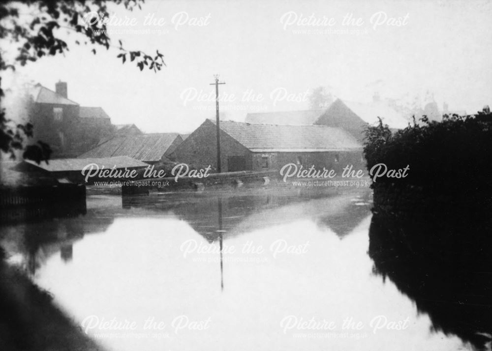 Floods on Dale Road, Stanton By Dale