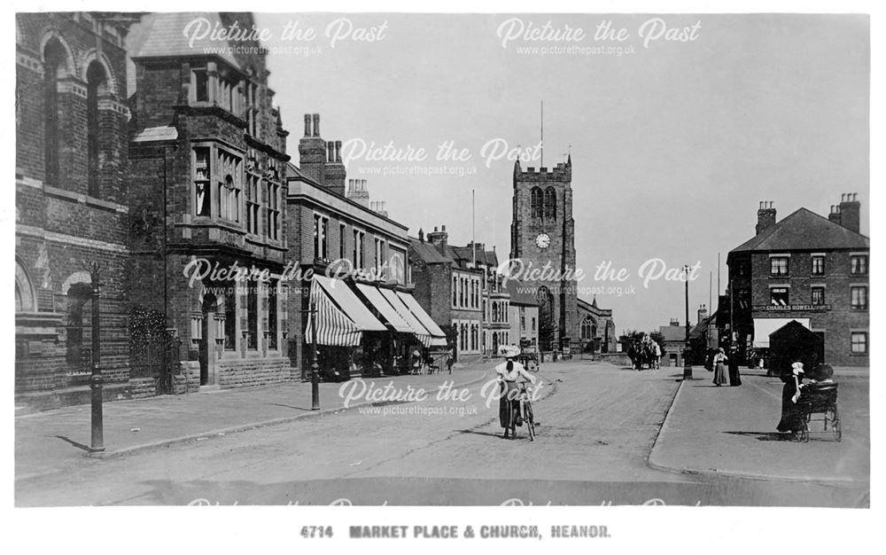 Market Place and church, Heanor