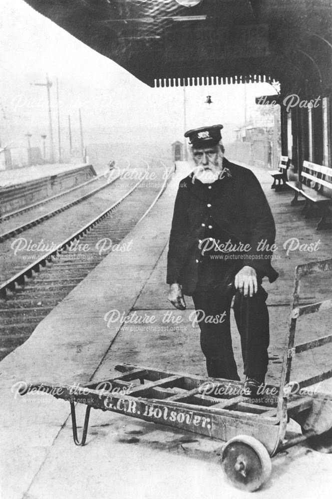 Railway Porter at Carr Vale Station