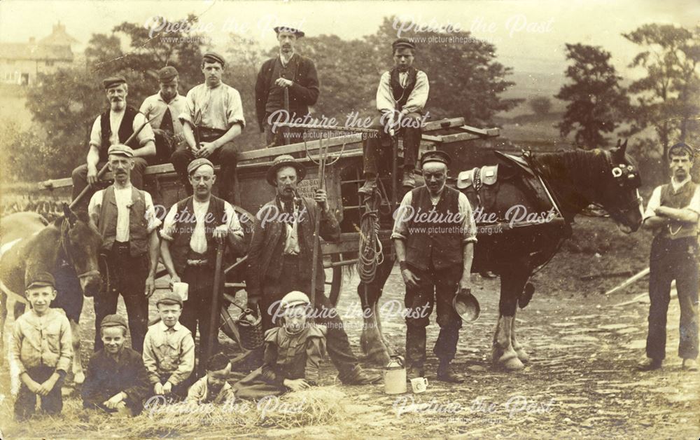 Haymaking, Furness Vale, c 1900