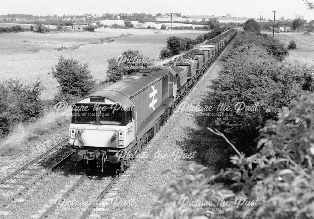 Coal train passing through Langtons Fields