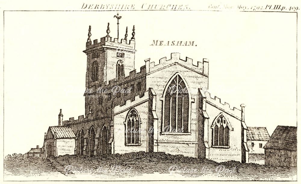Measham Parish Church of St Laurence, 1792