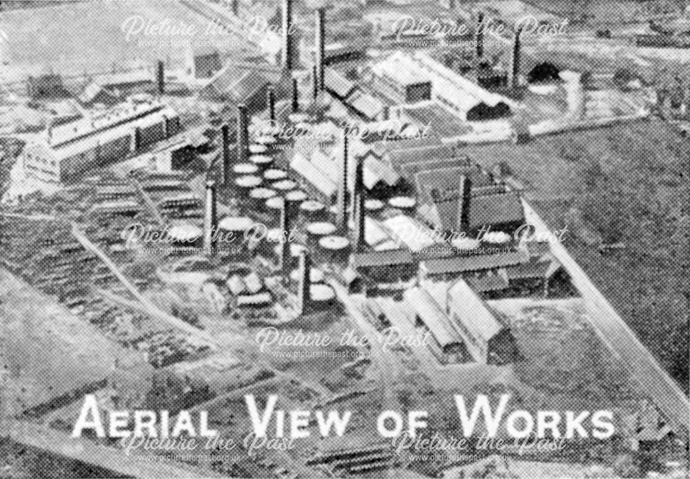 Aerial view of 'Mount Pleasant Works'