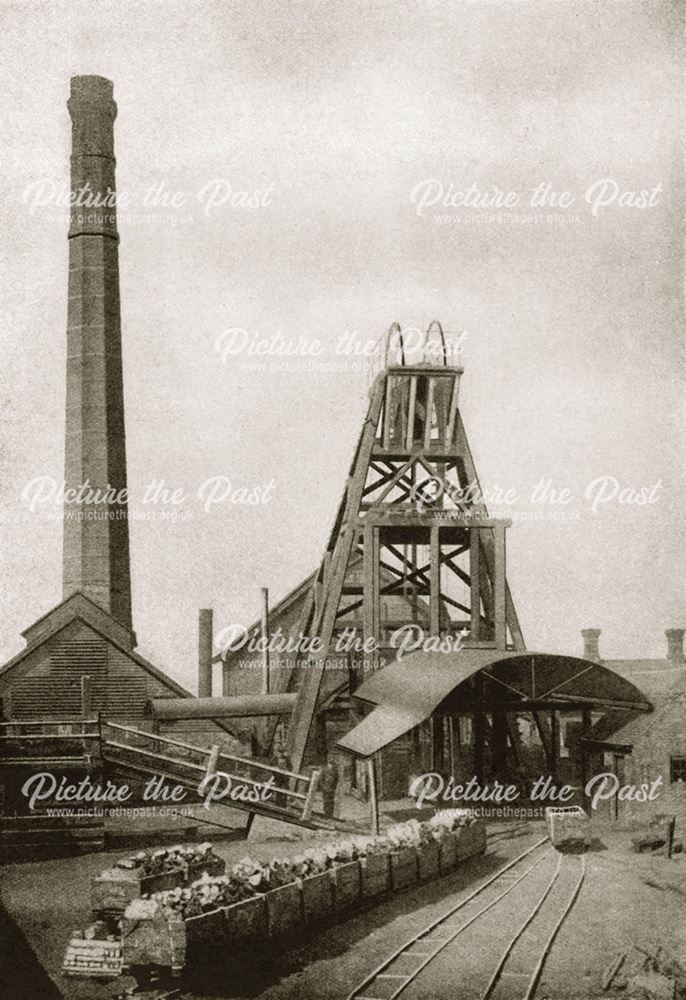 Rawdon Colliery before reconstruction, Ashby Woulds, Leicestershire, pre-1914