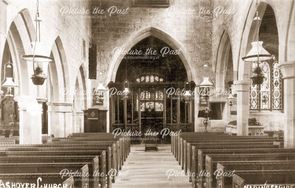 Ashover Parish Church -interior