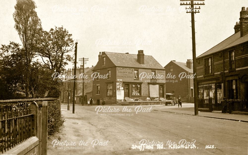 Gilmour's Shop, Sheffield Road -Bridge Street junction, Killamarsh