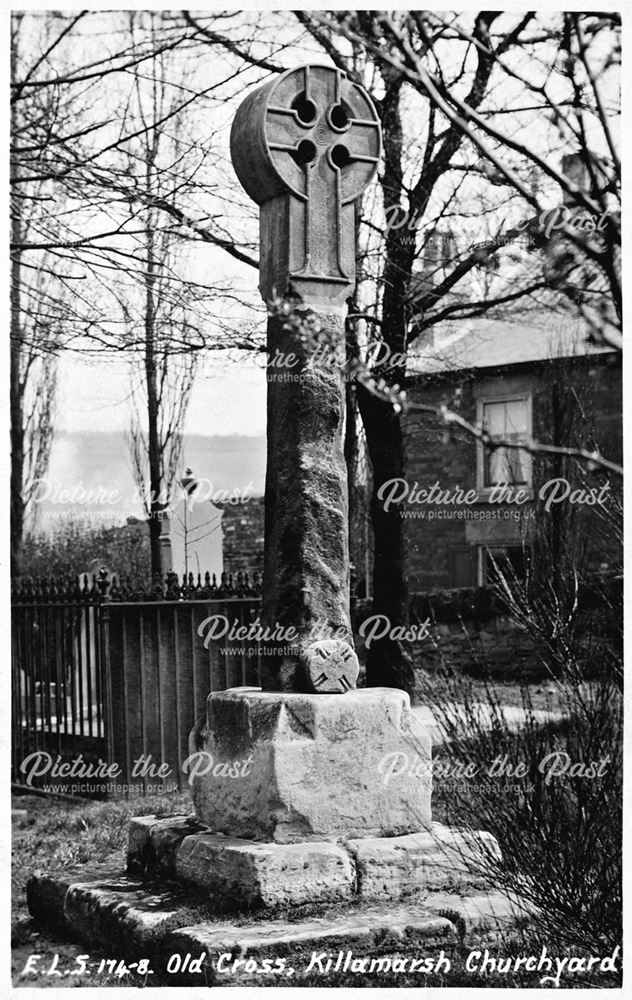 Saxon cross in St Giles parish churchyard, Killamarsh