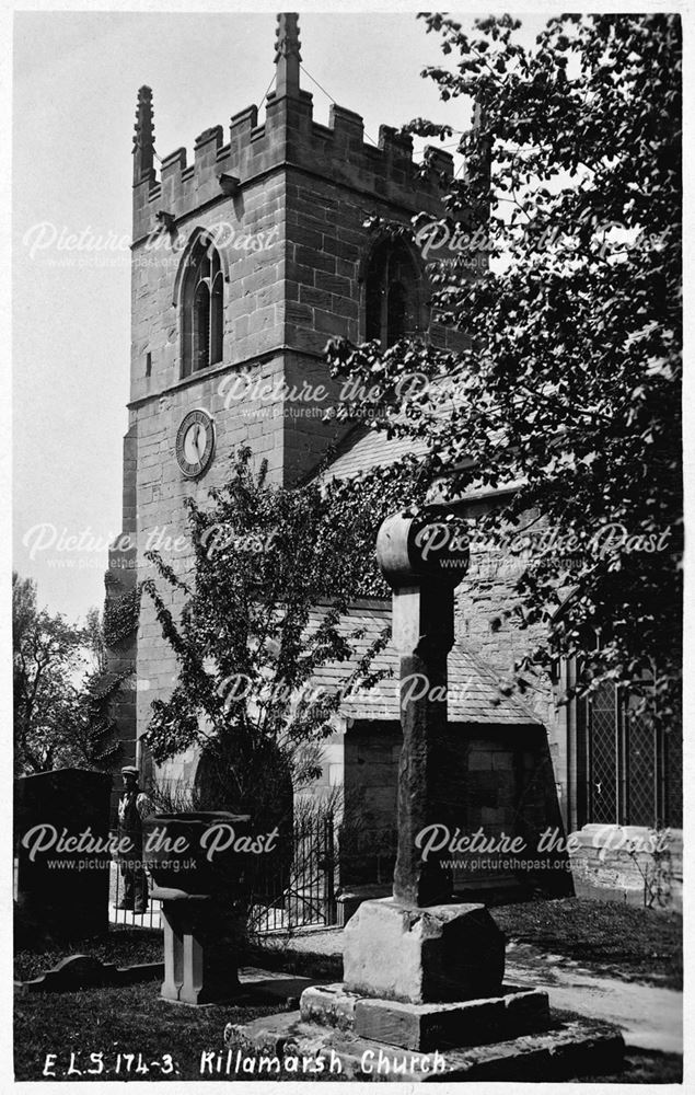 Saxon cross in St Giles parish churchyard, Killamarsh