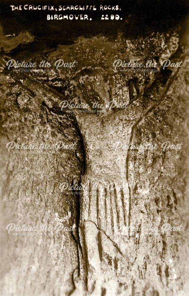 The Crucifix, Cratcliffe Rocks, Birchover, c 1920s