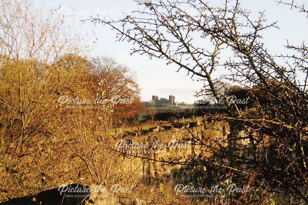 Riber Castle from Halldale