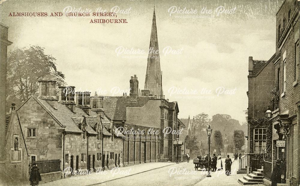 Church Street and Almshouses, Ashbourne