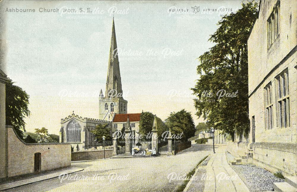 Ashbourne Church from the south east