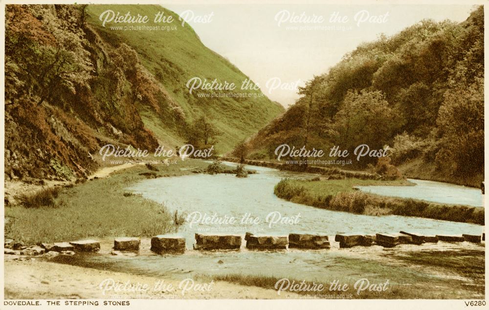 The Stepping Stones, River Dove, Dovedale