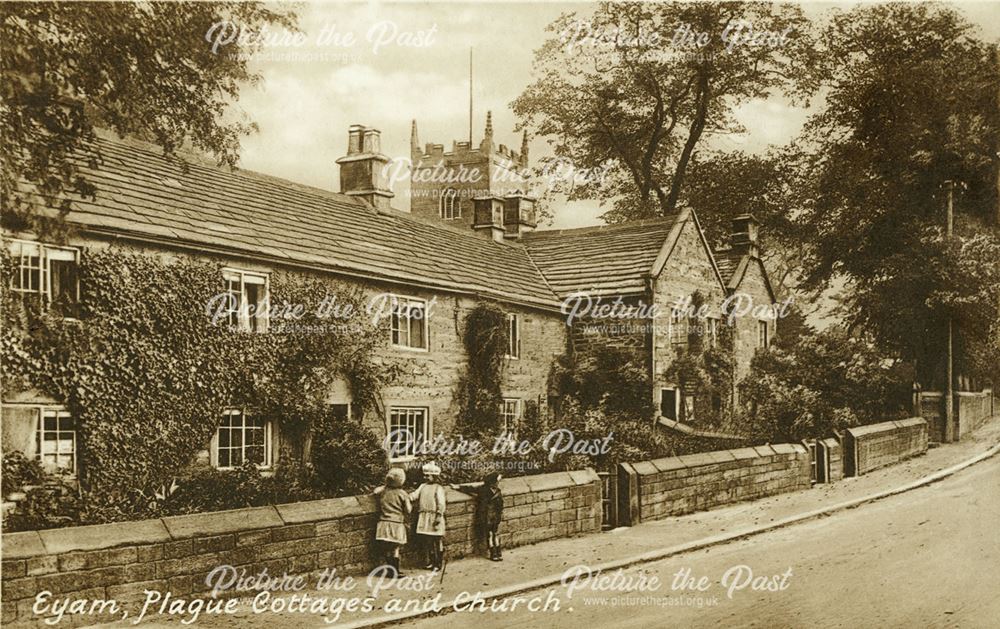 Plague Cottages and Church, Eyam