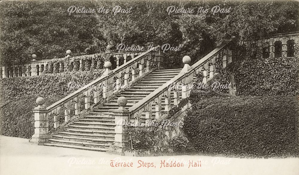 Terrace steps, Haddon Hall