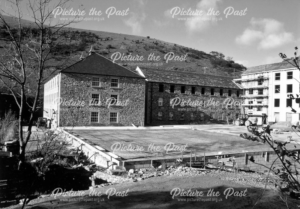 Cressbrook Mill during restoration