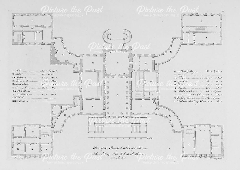 Plan of the Principal Floor of Kedleston