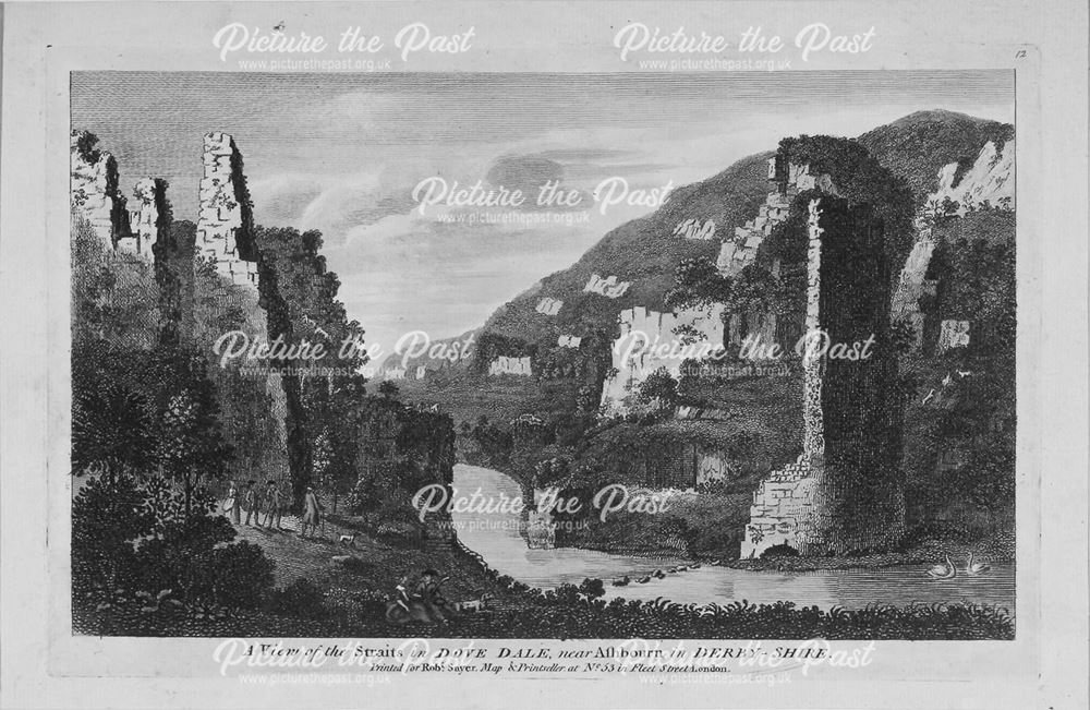 'A view of the Straits, Dovedale'