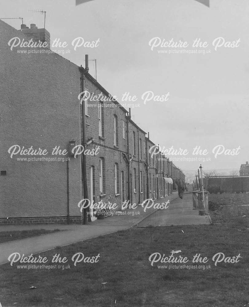 View of terraced houses in Ironville