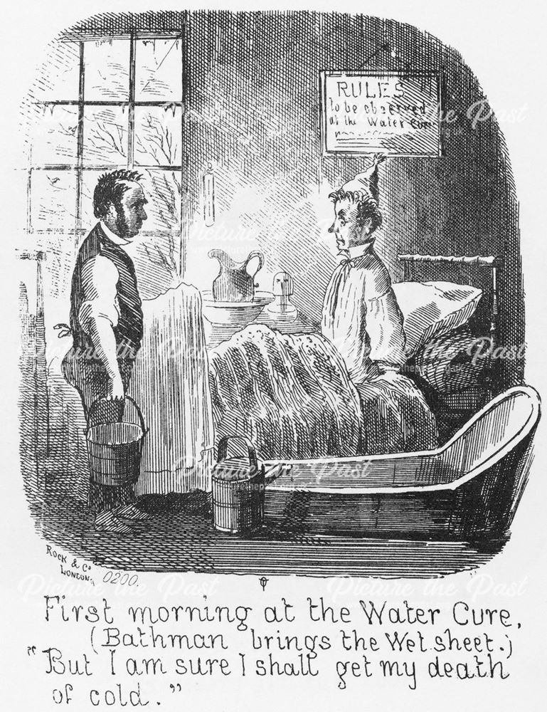 Cartoon 'First morning at the Water Cure'