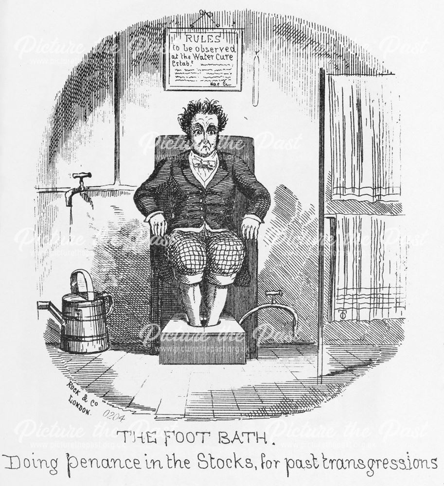 Cartoon 'The Foot Bath'