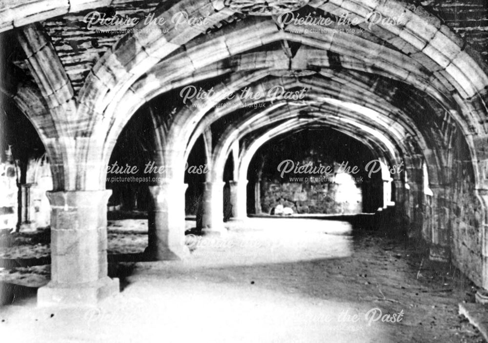 The Crypt, Wingfield Manor, South Wingfield, c 1900