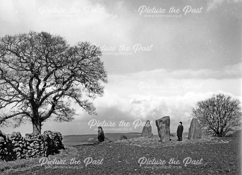 Stone Circle, Robin Hood's Stride, Harthill Moor, Elton, Derbyshire