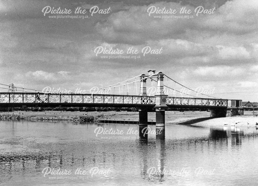 This bridge was opened in 1889 and replaced the local ferry, hence the name 'Ferry Bridge'.