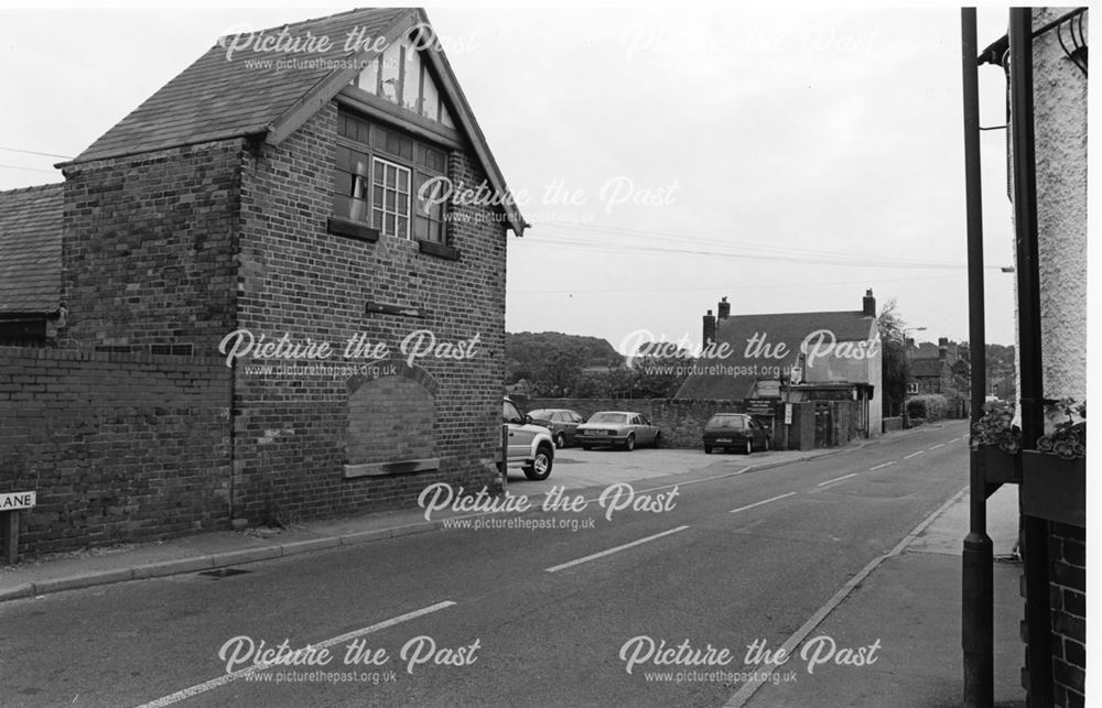 Hop Inn car park and Walt Mason Butchers premises