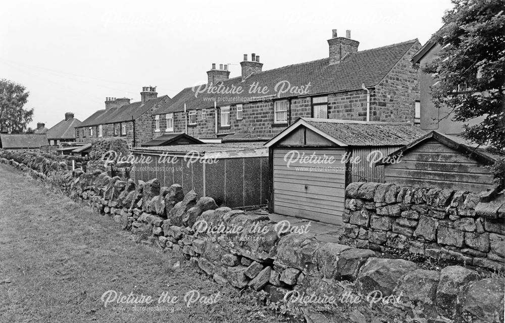 Rear view of cottages