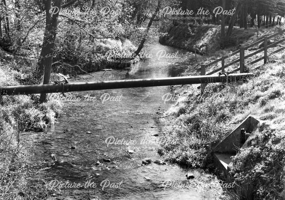 Ford on the River Amber near Ogston reservoir