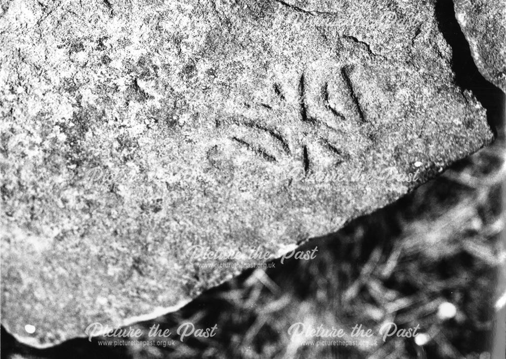 Entwined monograms, Dove Head Well at Axe Edge