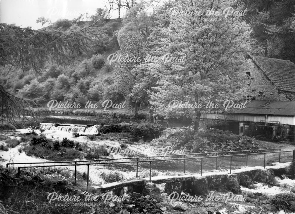 Waterfall on the River Lathkill below Over Haddon