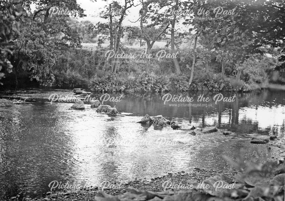 Stepping stones at Beeley near Beeley Lodge